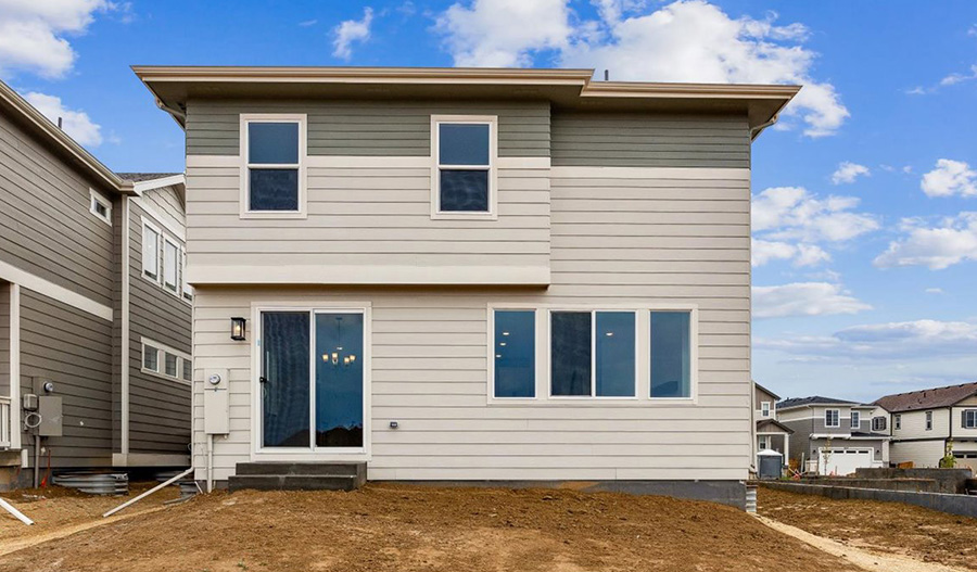 Rear Exterior of the Laurel floor plan