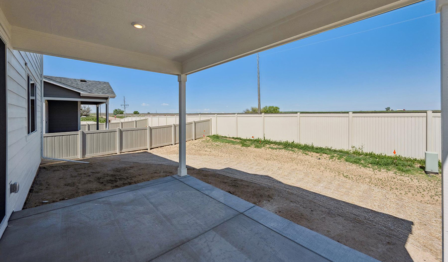 Patio of the Moonstone floor plan