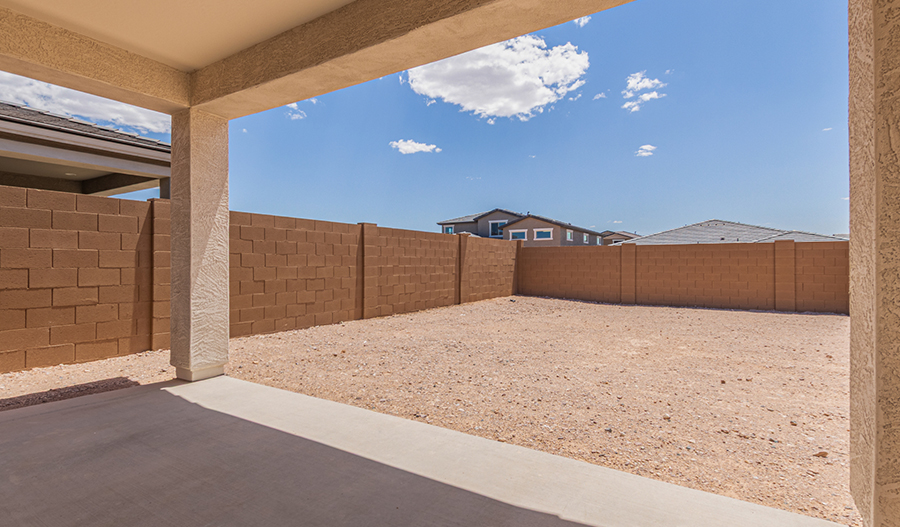 Rear Exterior of the Zinc floor plan