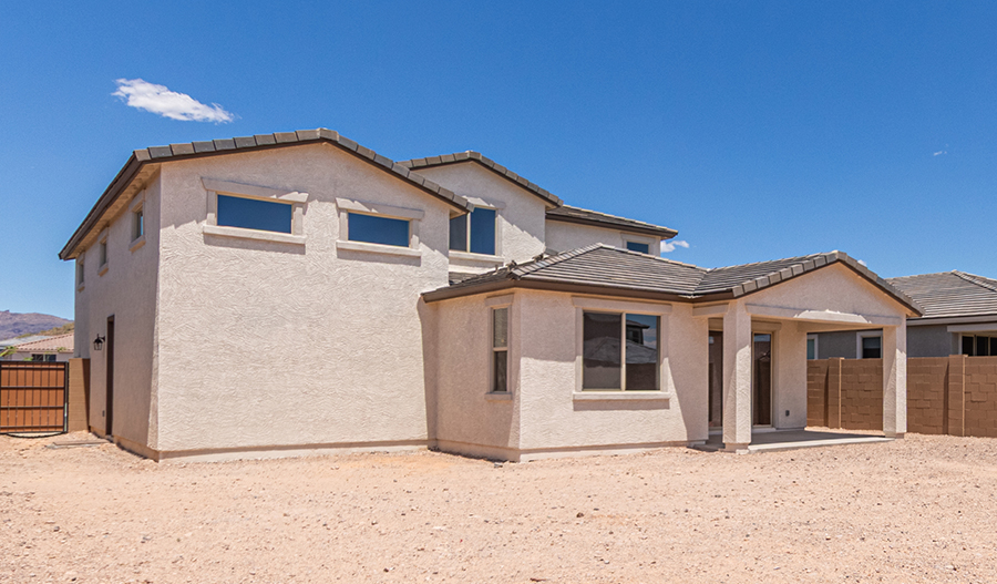 Rear Exterior of the Zinc floor plan