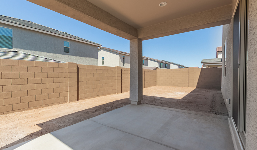 Rear Exterior of the Pearl floor plan