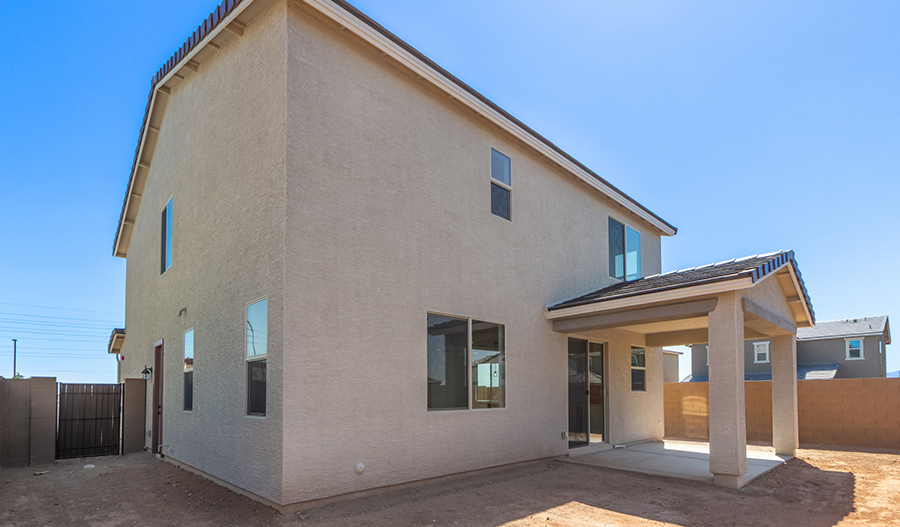 Rear Exterior of the Pearl floor plan