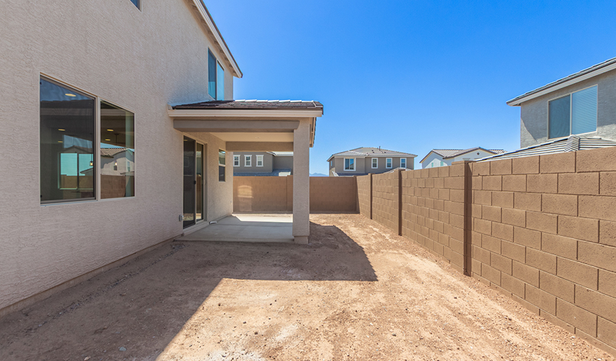 Rear Exterior of the Pearl floor plan
