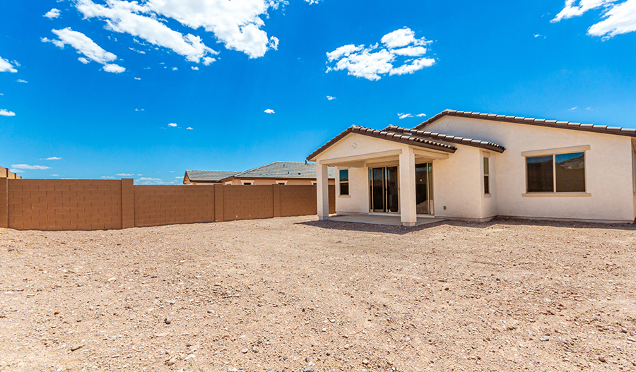 Rear Exterior of the Onyx floor plan
