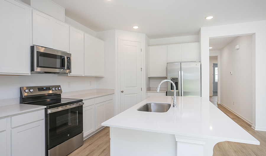 Kitchen of the Bronze floor plan
