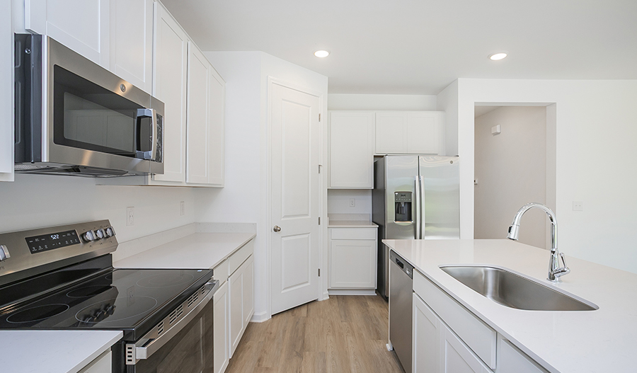 Kitchen of the Bronze floor plan