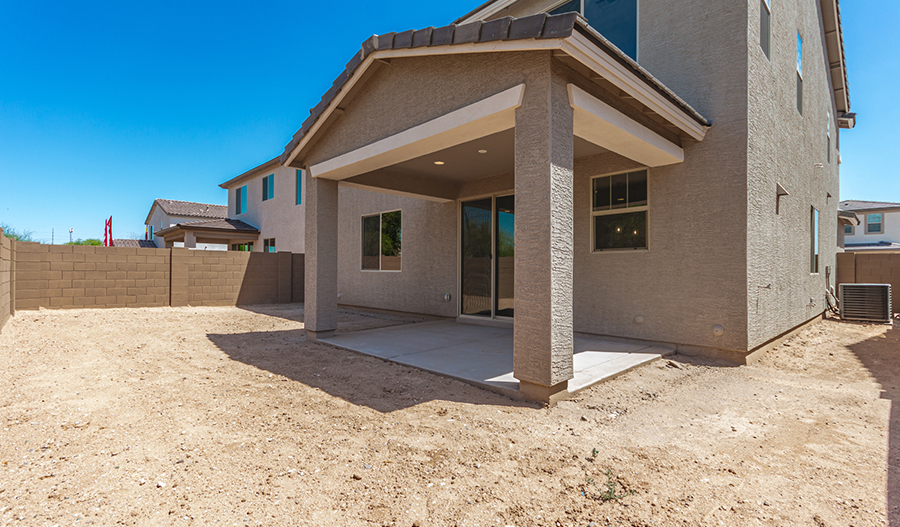 Rear Exterior of the Pearl floor plan