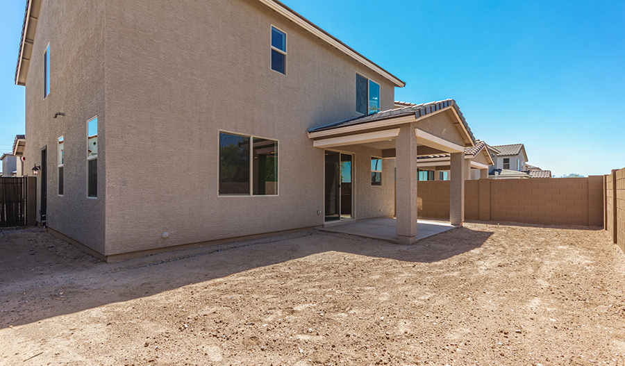 Rear Exterior of the Pearl floor plan