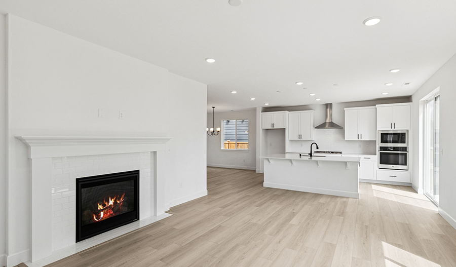 Great Room of the Bedford floor plan