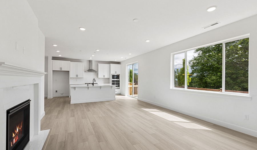 Great Room of the Bedford floor plan