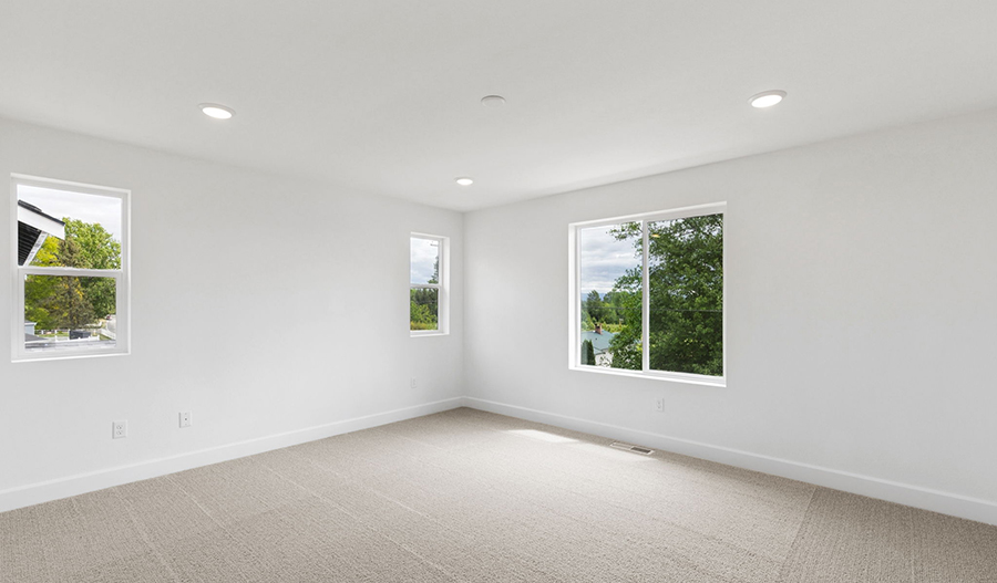 Bedroom of the Bedford floor plan