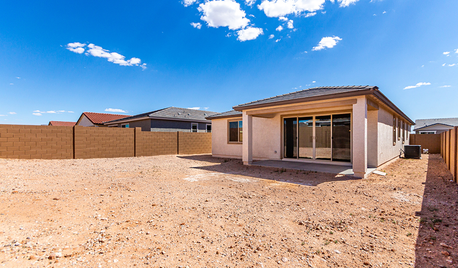 Rear Exterior of the Peridot floor plan