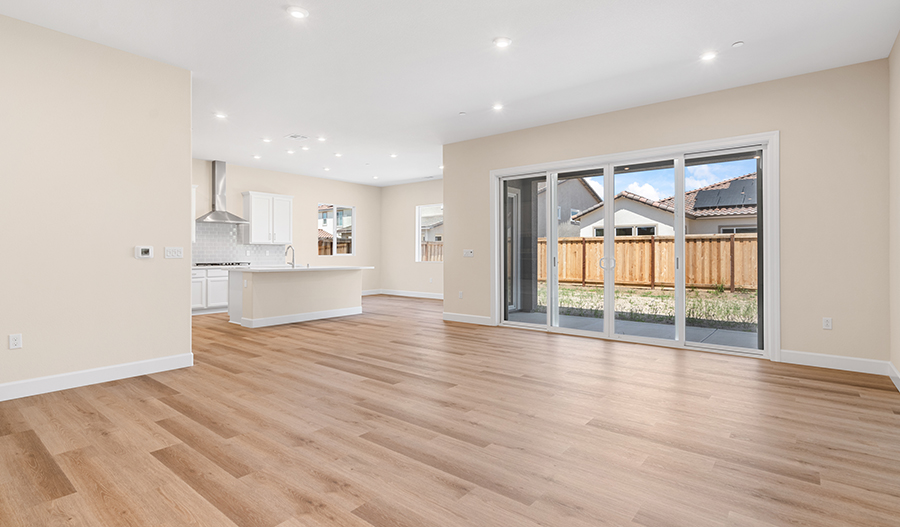 Great Room of the Delaney floor plan