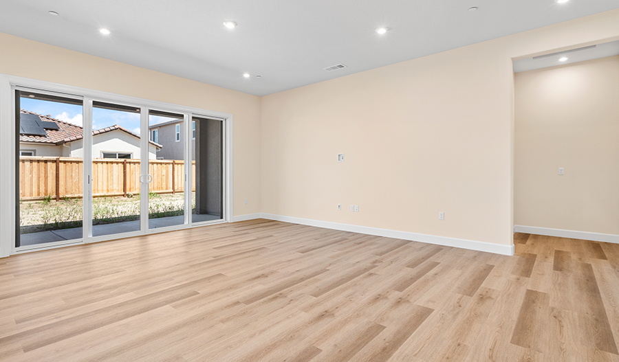 Great Room of the Delaney floor plan