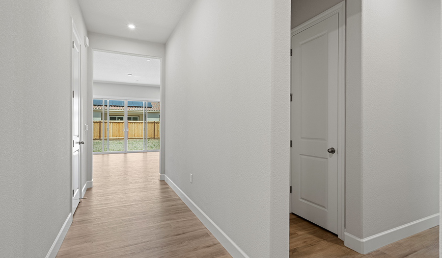 Entry of the Decker floor plan