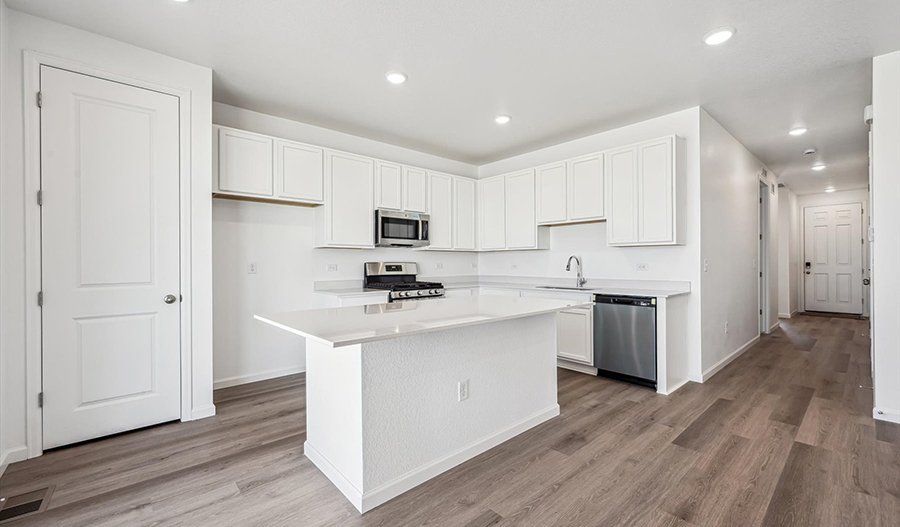 Kitchen  of the Juniper floor plan