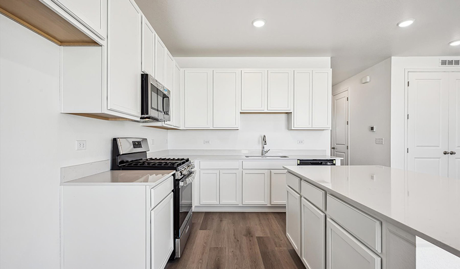 Kitchen  of the Juniper floor plan