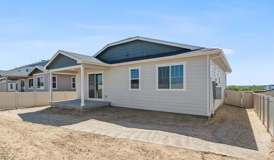 Rear Exterior  of the Juniper floor plan