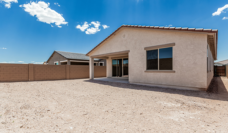 Rear Exterior of the Larimar floor plan