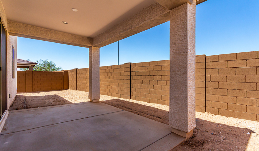 Rear Exterior  of the Pearl floor plan