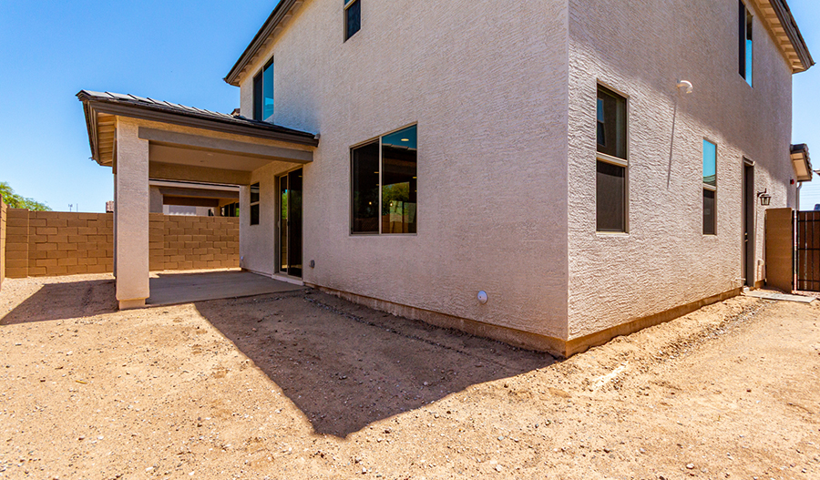Rear Exterior of the Pearl floor plan