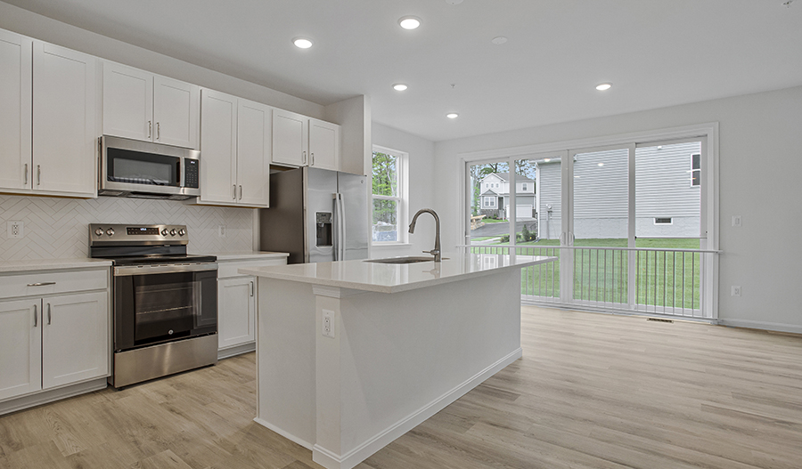 Kitchen of the Coral floor plan