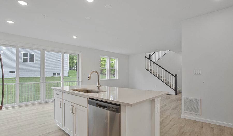 Kitchen of the Coral floor plan
