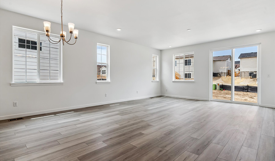 Great Room of the Arlington floor plan