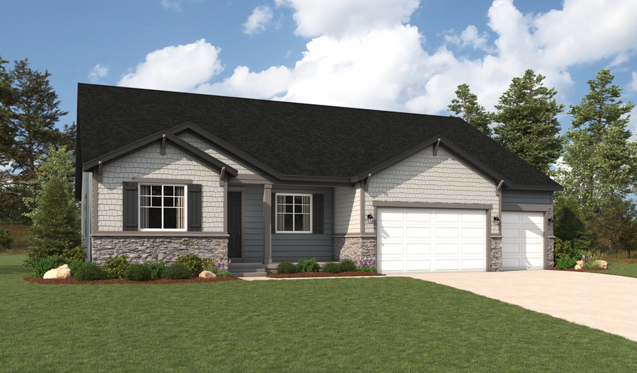 Elevation D of the Helena floor plan