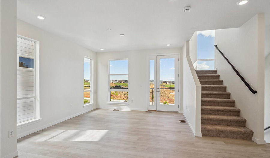 Great Room of the Greenwich floor plan