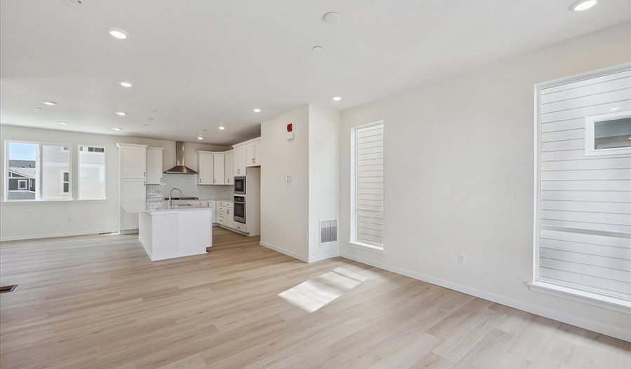 Great Room of the Greenwich floor plan