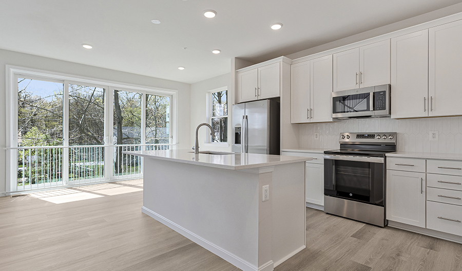 Kitchen of the Coral floor plan