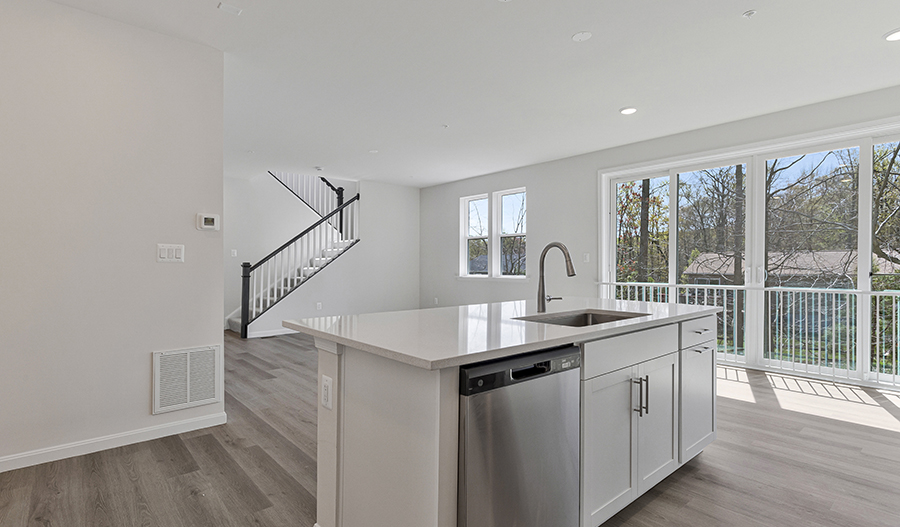 Kitchen of the Coral floor plan