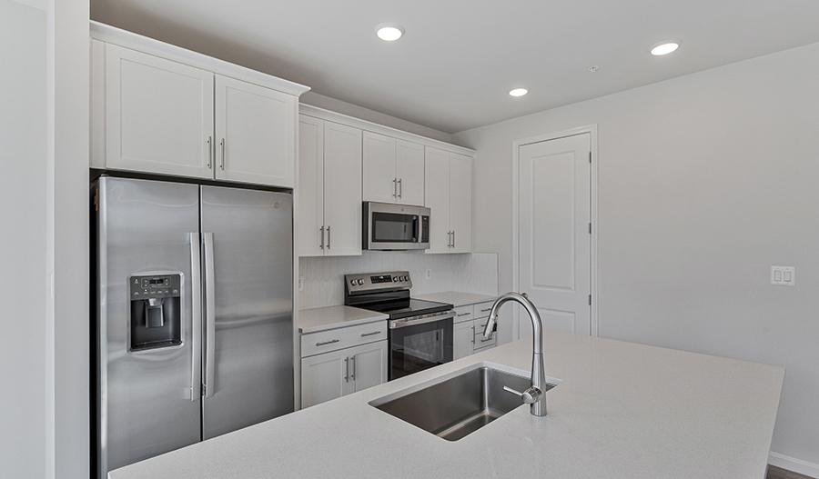 Kitchen of the Coral floor plan