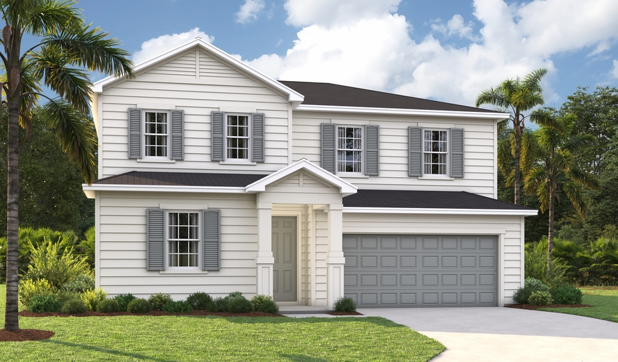 Master Elevation K of the Ammolite floor plan