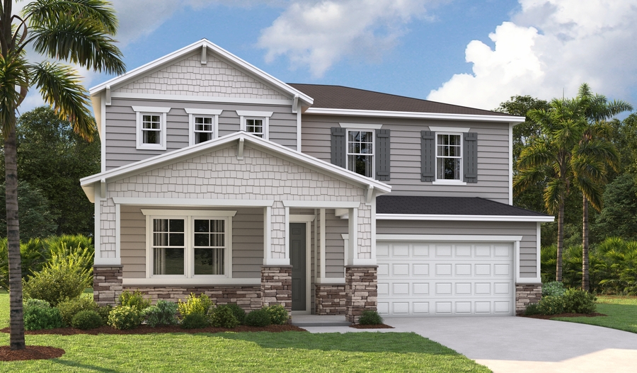 Master Elevation M of the Ammolite floor plan