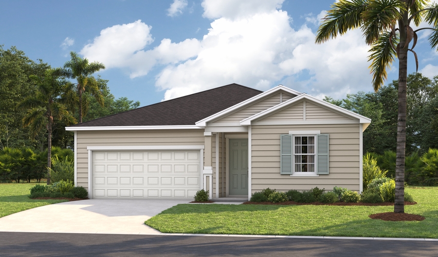 Master Elevation K of the Ashwood floor plan