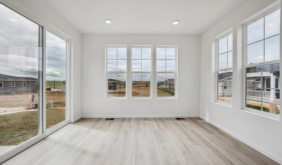 Sunroom of the Noble floor plan