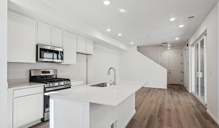 Kitchen of the Chicago floor plan