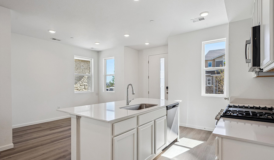 Kitchen of the Chicago floor plan