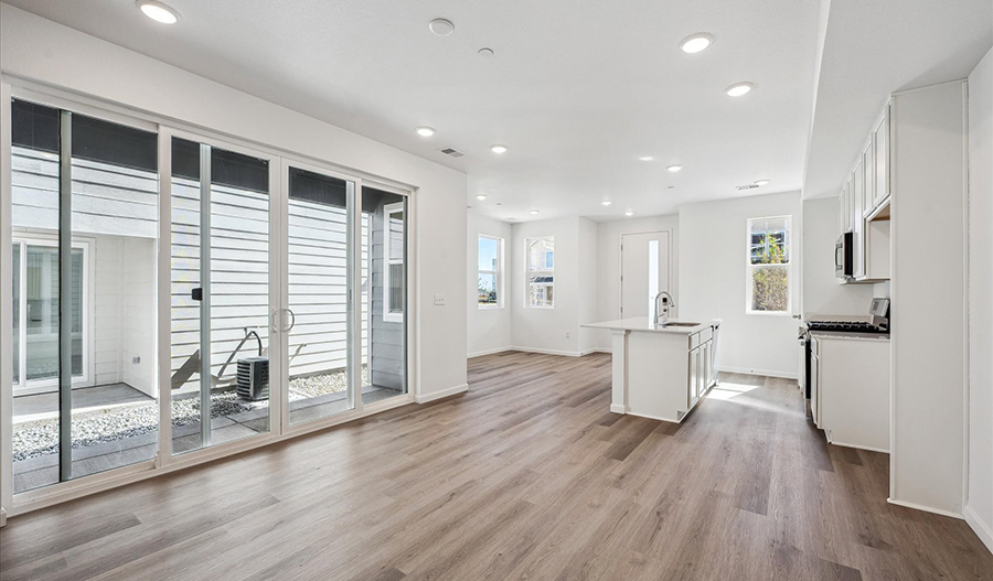Great Room of the Chicago floor plan