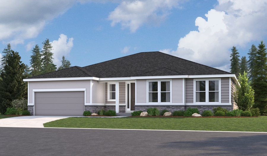 Elevation C of the Melody floor plan