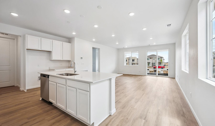 Kitchen of the LynwoodIIDuo floor plan