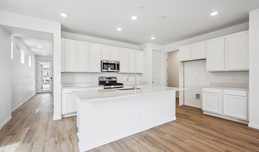 Kitchen of the LynwoodIIDuo floor plan