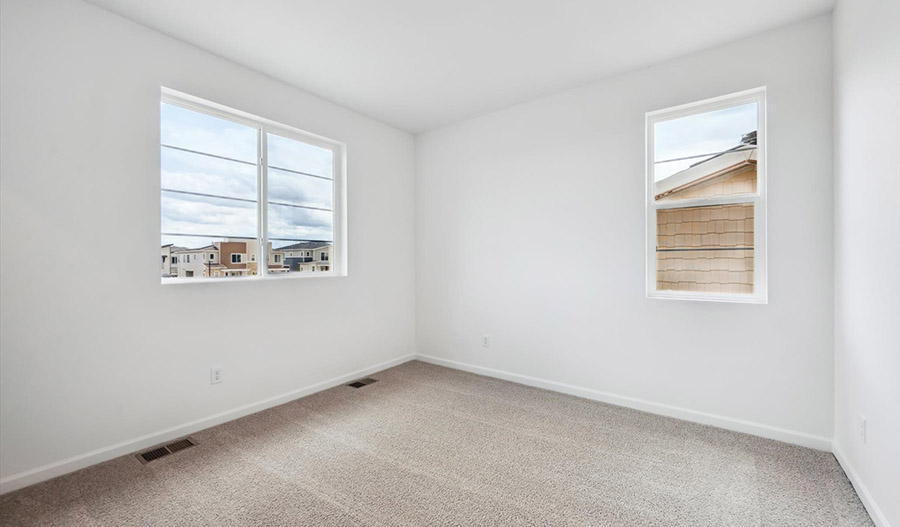 Bedroom of the LynwoodIIDuo floor plan