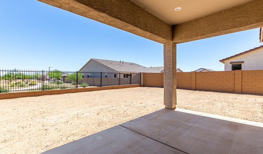 Rear Exterior of the Cassandra floor plan