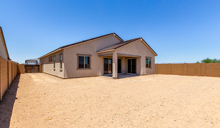 Rear Exterior of the Cassandra floor plan