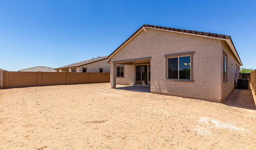 Rear Exterior of the Cassandra floor plan