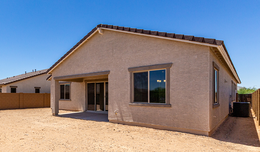 Rear Exterior of the Cassandra floor plan