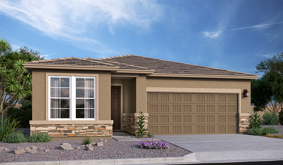 Elevation C of the Larimar floor plan